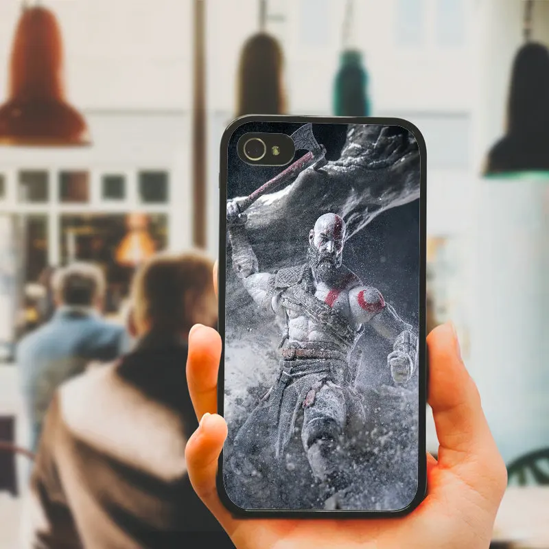 Cell Phone Cases Hard Plastic Cover Protect for iphone 8 7 6 6S Plus X XR XS 11 Pro Max 5S 5 SE 4 4S Case God of War Kratos Art | Мобильные