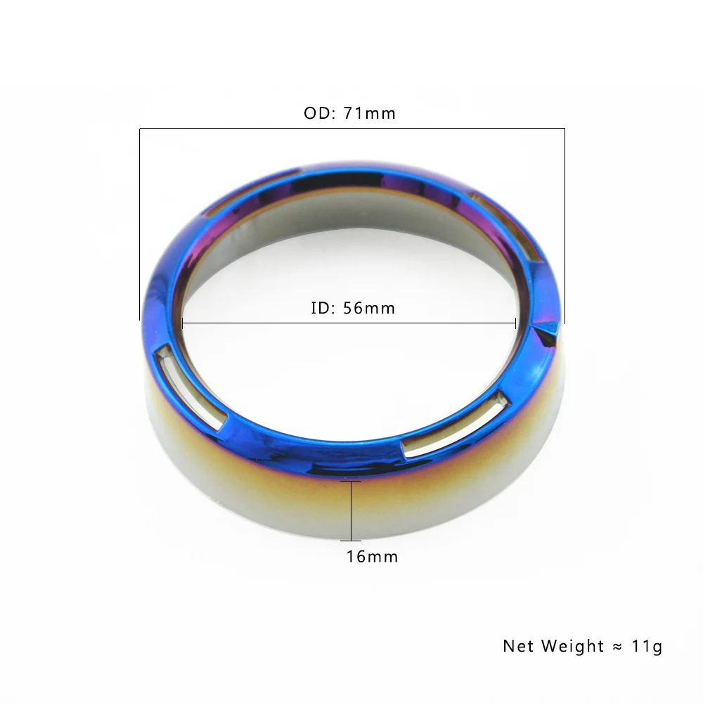 56 мм крышка автомобильного датчика из АБС пластика кольцо с объемным защитным