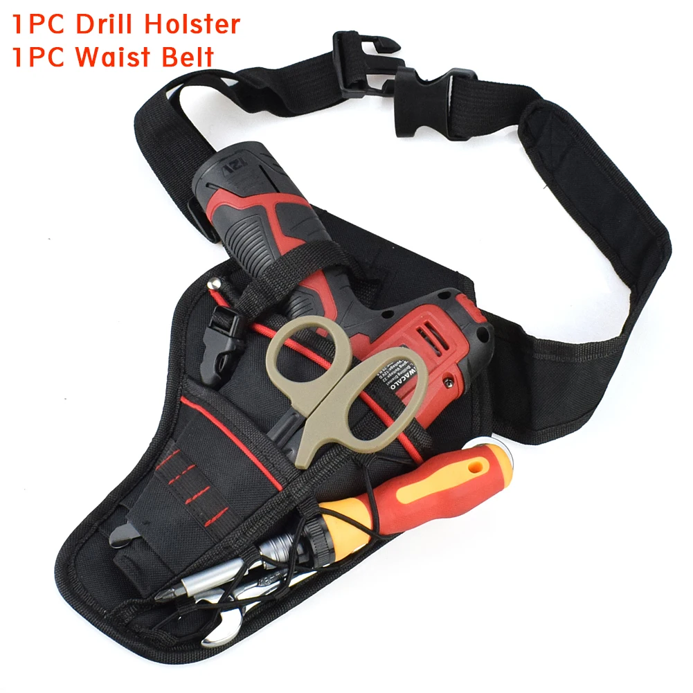 

Hard Waist Belt Wrench Screwdriver Universal Electric Tool Pouch Bag Drill Holster Waterproof Impact Work Holder Multifunctional