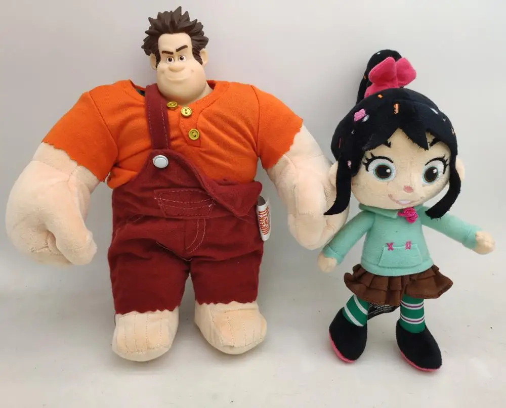 2 шт. плюшевые игрушки Ральф сахарный Раш|Персонажи мультфильмов и кино| |