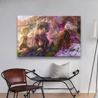 Постер сделано в Бездне с аниме, деревянная рамка, холст, настенные художественные украшения, принты для спальни, гостиной, дома, спальни, Декор, картина в рамке