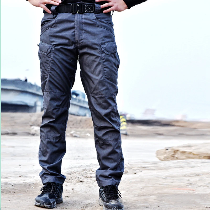 Тактические брюки в стиле милитари мужские брюки-карго длинные с карманами