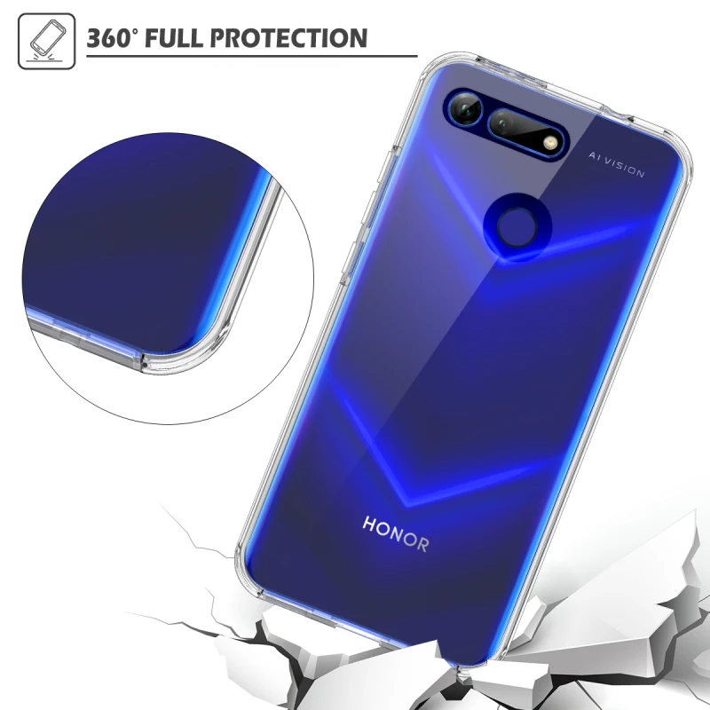 Жесткий чехол 2 в 1 для Huawei P30 pro lite P smart 2019 бампер ударопрочный защитный Honor 10 Lite View 20
