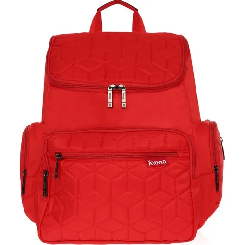 Бордовый рюкзак для ухода за мамой и ребенком