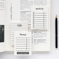 creative daily schedule memo pad to do list time sticky note schedule planner office school supplies stationery sticky notes