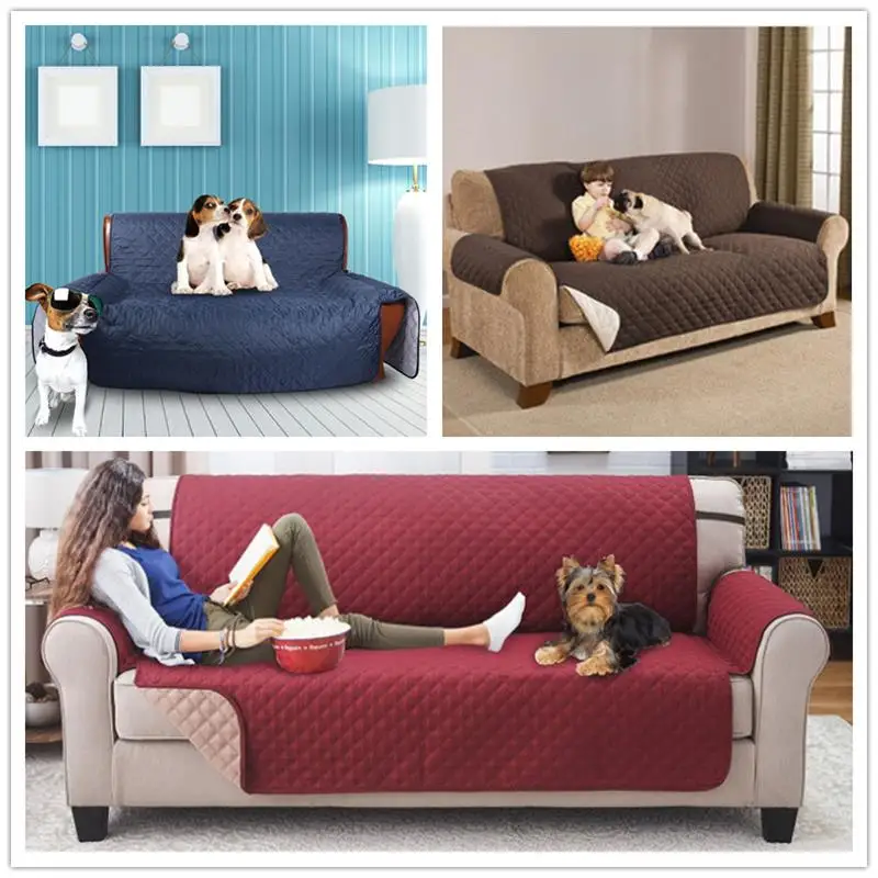 Mmermind Sofa Cushion Pet anti-scratch sofa cushion 1/2/3 seater Multifunction Cover WB48# | Дом и сад