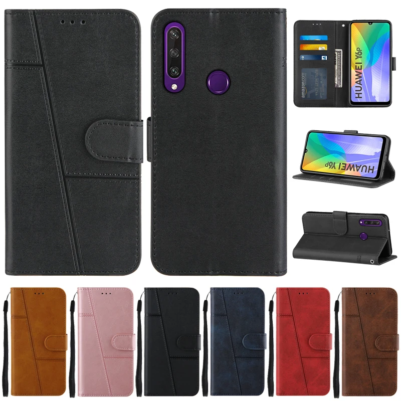 

Кожаный чехол для Honor 8A, 9S, чехол для Huawei Honor 8A, 9S, Y6P, Y5P, Y7A, P Smart 2021, Y6 2019, деловой чехол с откидной крышкой, защитные чехлы