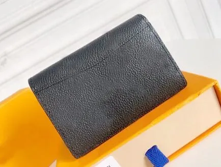 

High quality popular business fashion men women zipper coin luxus pocket brand design portable card bag with free delivery box