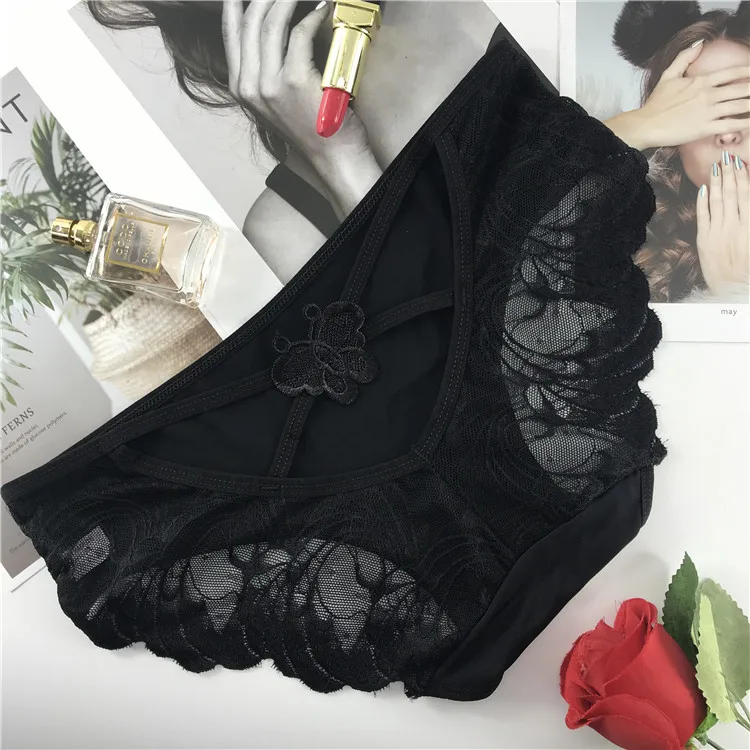 Женское пикантное нижнее белье Jian Peng кружевное Прозрачное с узором в виде бедер