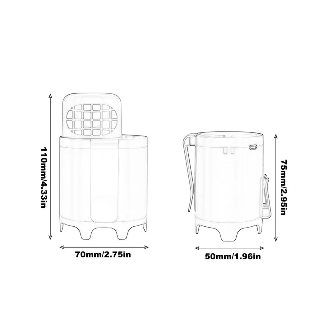 

New 4 In 1 USB Charging Portable Outdoor Cooling Fan Mobile Mini Waist-mounted Air Conditioner Personal Space Cooler Home Care