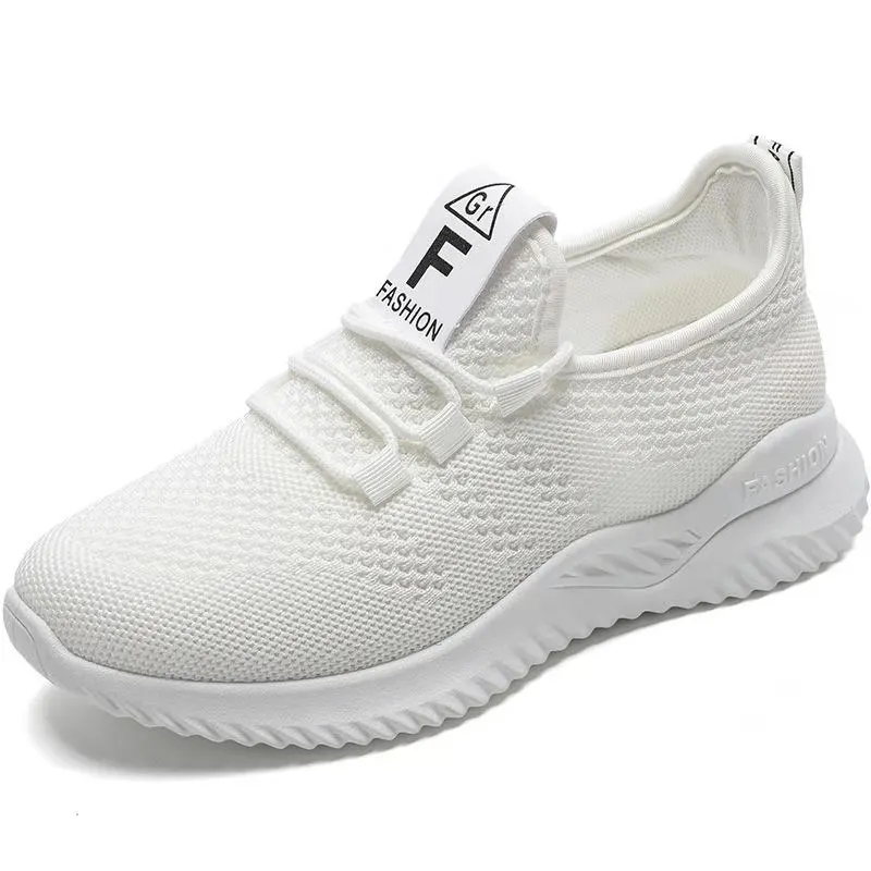

2021 Spring Summer Shoes For Women New Mesh Breathable Fashion White Women's Sneakers Casual Lightweight Female Vulcanized Shoes
