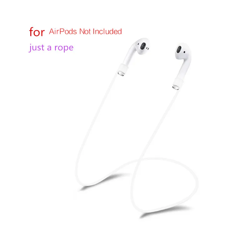 For Airpods Strap Цветной прочный силиконовый чехол для AirPods, защитный чехол для Apple Airpod, зарядный чехол, новинка, Прямая поставка - Цвет: For Airpods Strap