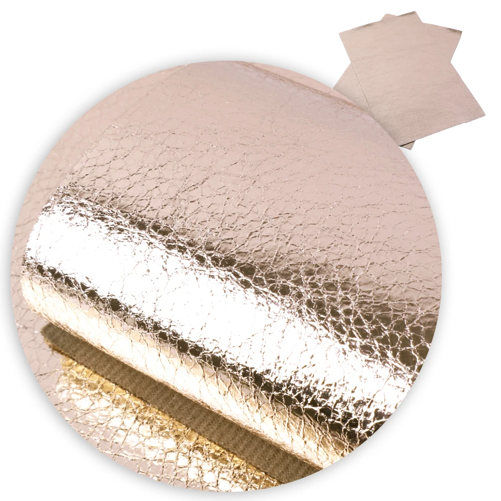 David accessories 20*33cm Lychee burst металлическая искусственная кожа с трещинами ткань DIY