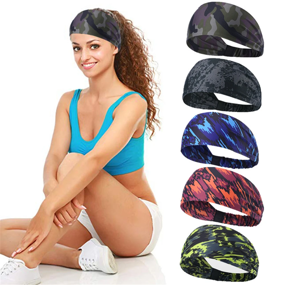 

Absorbent Cycling Yoga Sport Sweat Headband Men Sweatband for Men Women Yoga Hair Bands Head Sweat Bands Sports Safety Band