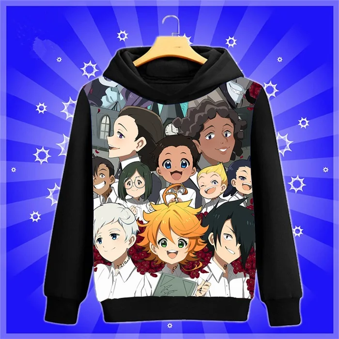 Аниме-Толстовка Manga The Promised Neverland Yakusoku no Neverland Norman cosplay Sweatshirt весна-осень мужские и женские пуловеры пальто - Цвет: 13