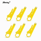 Плоскогубцы для снятия изоляции Jillway, портативный сетевой обжимной инструмент 110, многофункциональные плоскогубцы для снятия изоляции с маленького желтого ножа