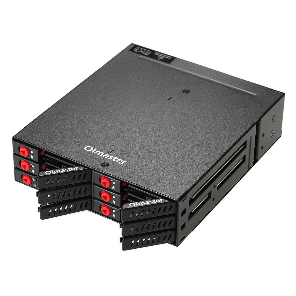 Жесткий диск OImaster 6 катушек поддержка мобильной задней панели 2 5 дюйма SATA HDD SSD