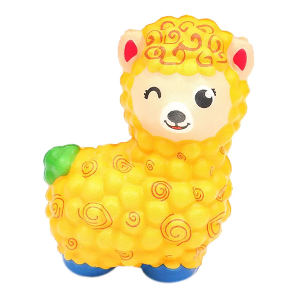 Jumbo овца альпака мягкие куклы милые красочные медленно поднимающиеся игрушки животных Ароматические Изысканный детский подарок