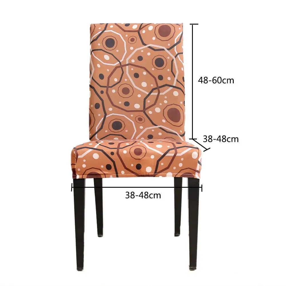 

Polyester Chair Cover Stretch Elastic Dining Seat Cover For Banquet Wedding Restaurant Hotel Anti-dirty Removable Housse Decor