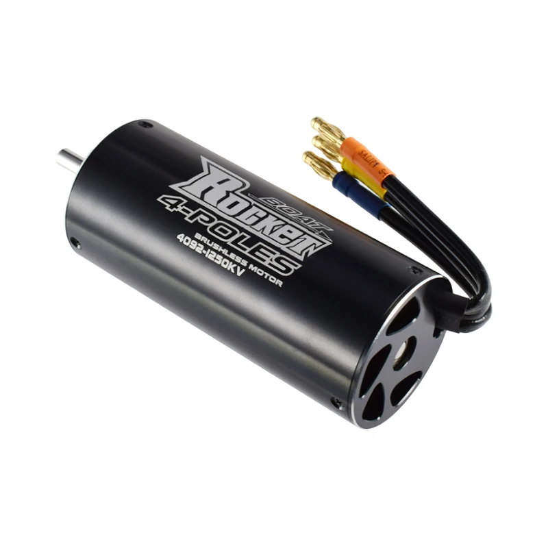 

High Quality Rocket 4092 1250KV 5mm Motor Shaft Brushless Sensorless Motor for RC 800-1000mm Boat