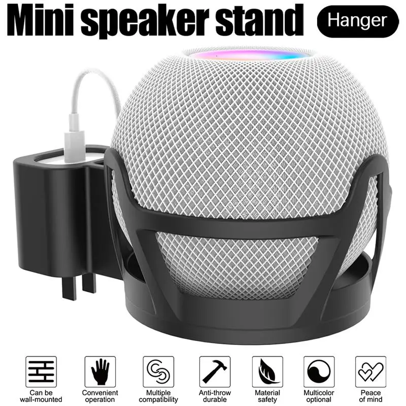 

Wall Mount Shelf Stand forapple Home pod mini all Mount Holder Tablet Stand Mount Holder Space-Saving Solution for Smart Home