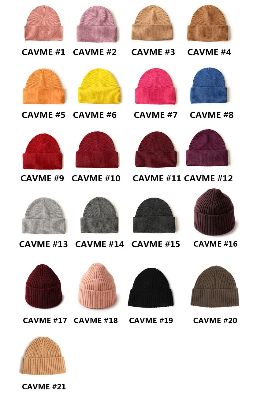 CAVME, шерстяные шапки бини, шапки, унисекс, Повседневные шапки, одноцветные, для женщин, мужчин, зимние шапки для девушек, 99% Натуральная шерсть
