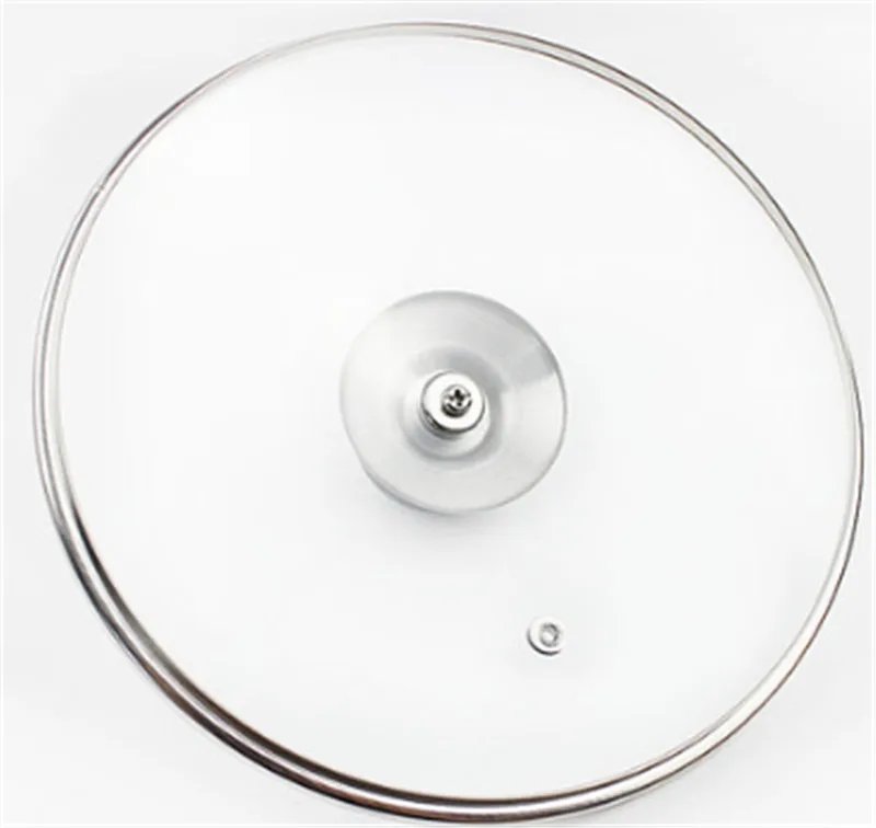 Кухонная утварь из нержавеющей стали усиленная стеклянная крышка закаленного