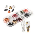 Полимерная глина для ногтей на день Хэллоуина, 3D хлопья Fimo, привидения, тыквы, ломтики, аксессуары для ногтей