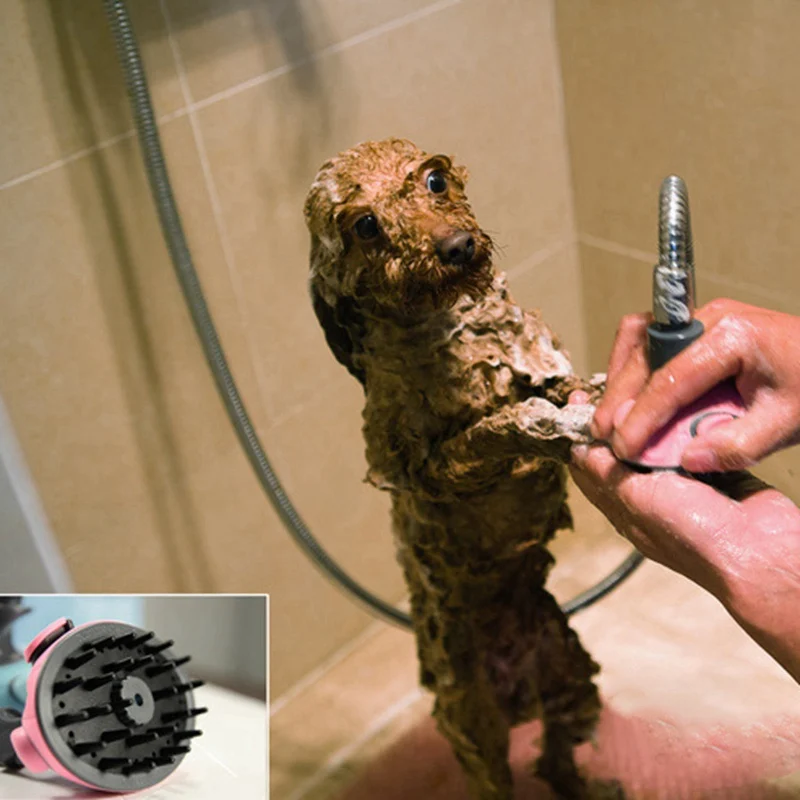 Инструмент для купания питомцев удобный массажер душ инструментов чистки