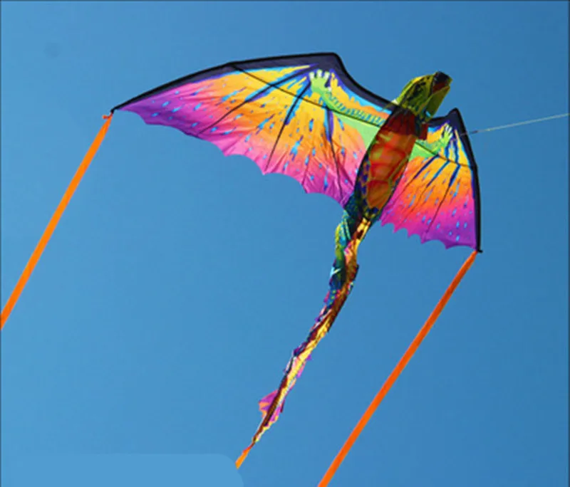 

3D Pterosaur Chameleon Kite Outdoor Sports Surf Flying Tools Children Gifts Animal Dinosaur Kite Long Tail Single Line Kite