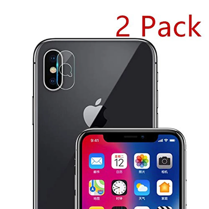 2 шт задняя пленка для объектива камеры для iPhone X прозрачная защитная пленка для экрана из закаленного стекла на iPhone XS