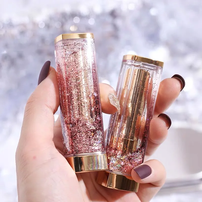 Матовая губная помада со звездами водостойкая телесного цвета долговечная легко