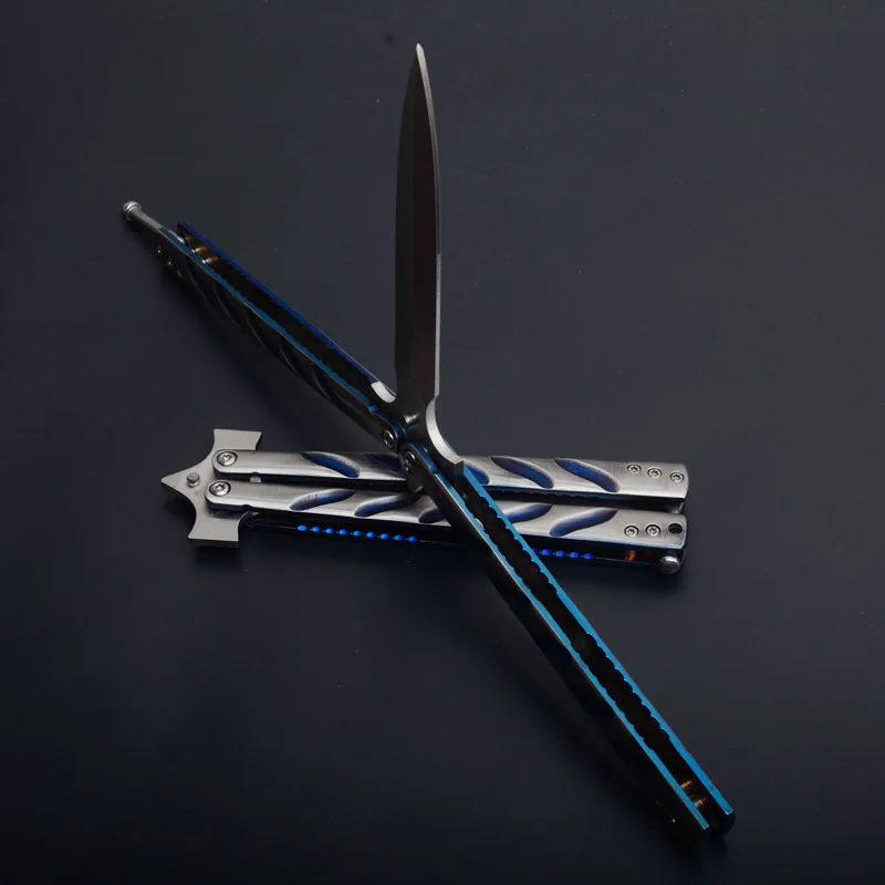 

CN pieghevole campeggio coltelli da esterno tasca EDC pratica coltello Balisong formazione sopravvivenza