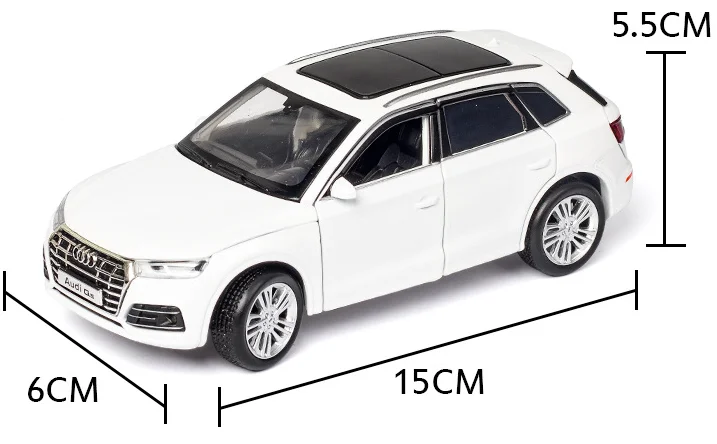 Литая Игрушечная модель 1:32 Масштаб новый Audi Q5 спортивный внедорожник автомобиль
