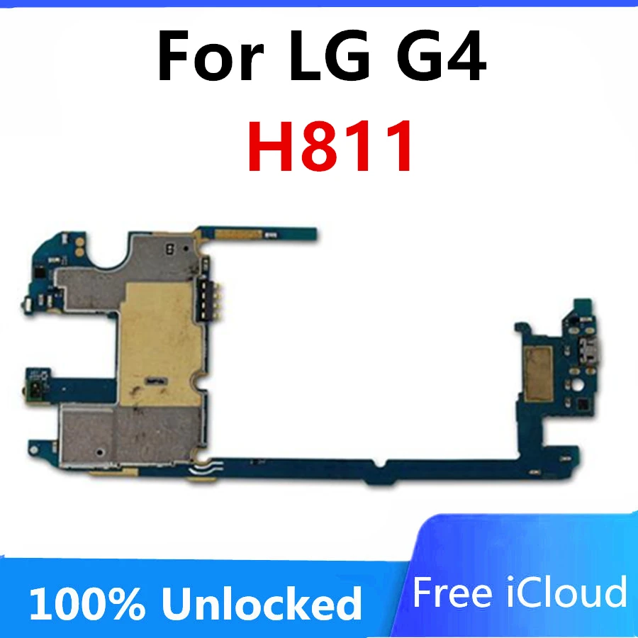 Оригинальная разблокированная материнская плата 32 ГБ для LG G4 H811 с системой Android