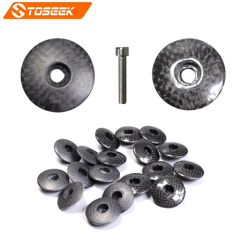 TOSEEK углеродное волокно Горная дорога велосипед гарнитура стволовая верхняя