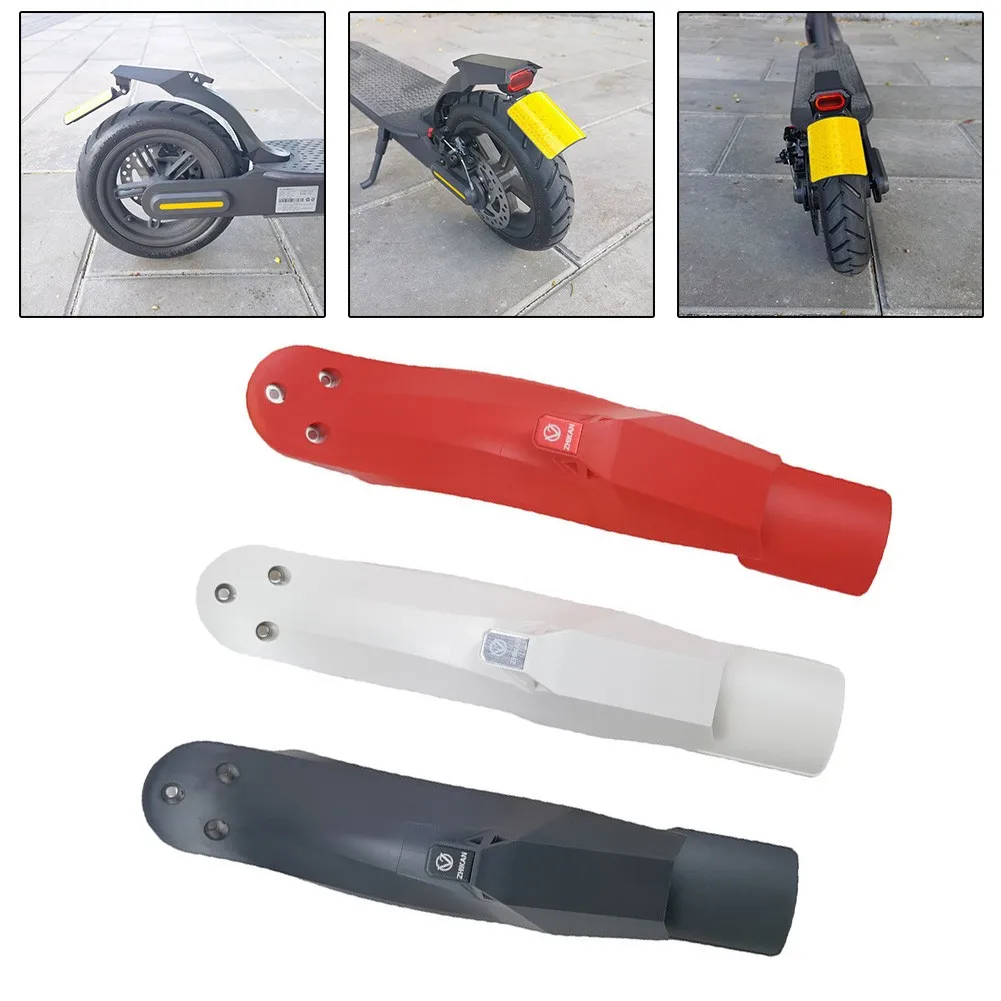 

New Multifunctional Rear Fender Mudguard For Xiao*mi M365 Electric Scooter Black/White/Red Scooters Tools Parts Accessories