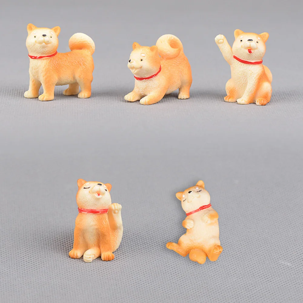 1 шт. миниатюрная статуя собаки аксессуары для украшения дома сада тип