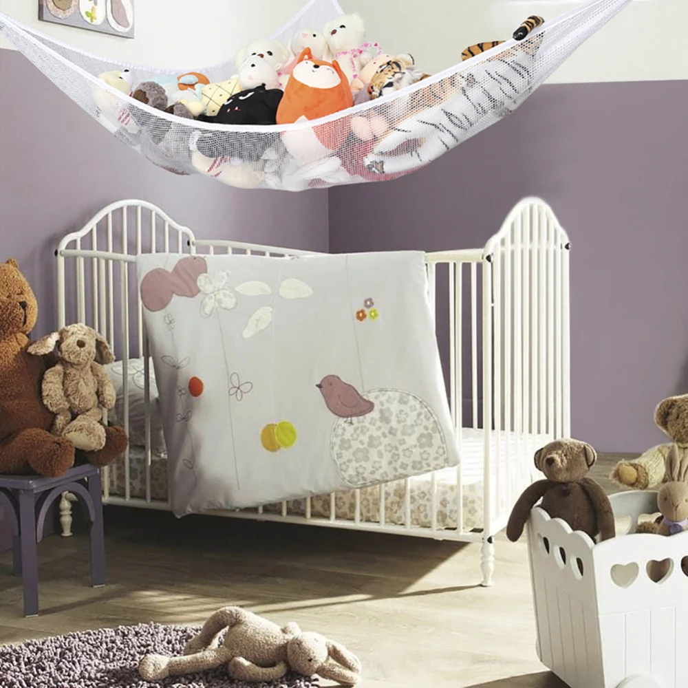 Детские сетчатые сумки для игрушек и мячей хранения сетчатый гамак органайзер