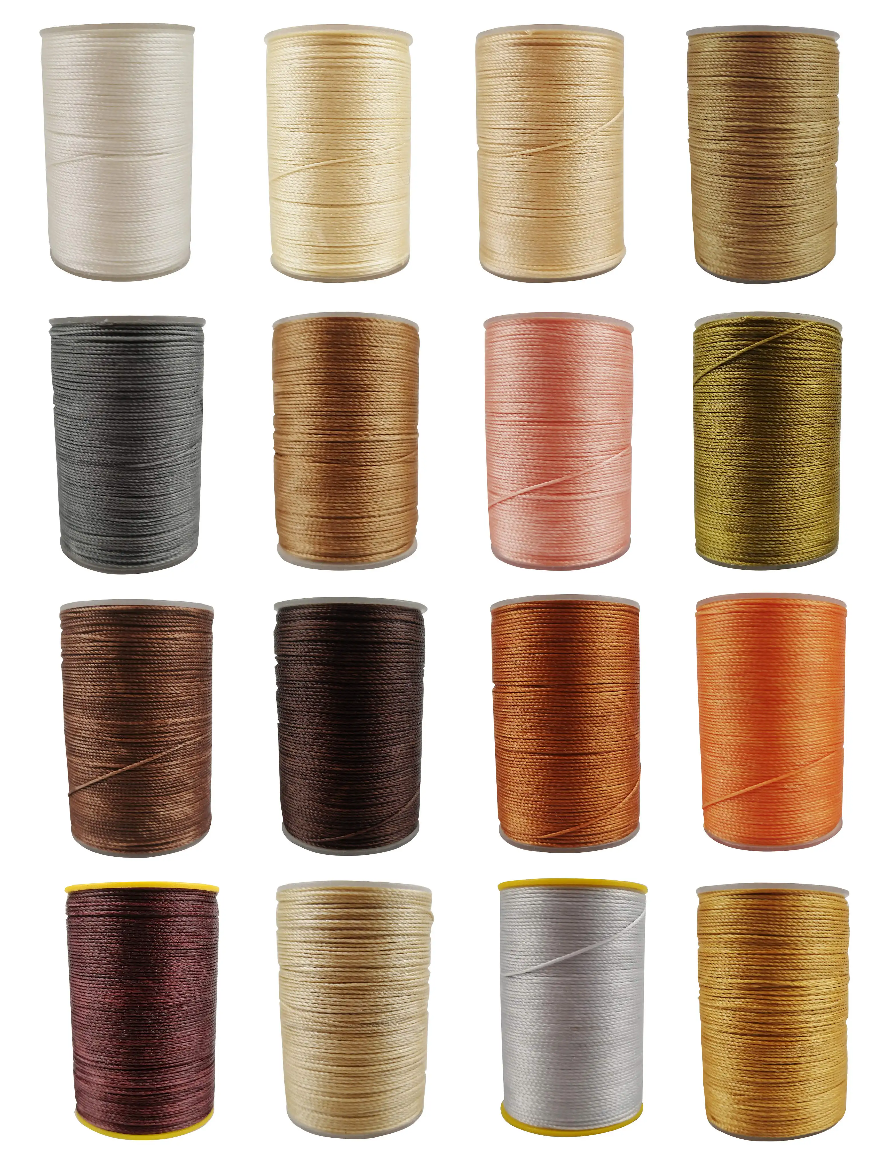 

0.8MM Waxed Thread Round Shape Strings 50 Meters Per Spool For Leather Sewing Hand Artwork Jewelry High Quality Fast Delievry