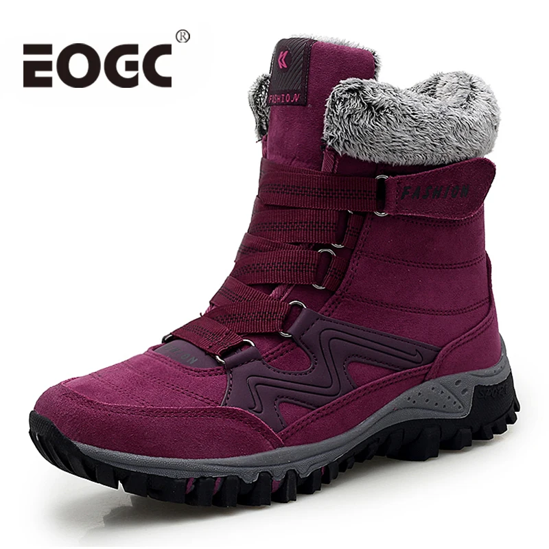 Новые мужские ботинки зимние плюшевые водонепроницаемые женские теплые