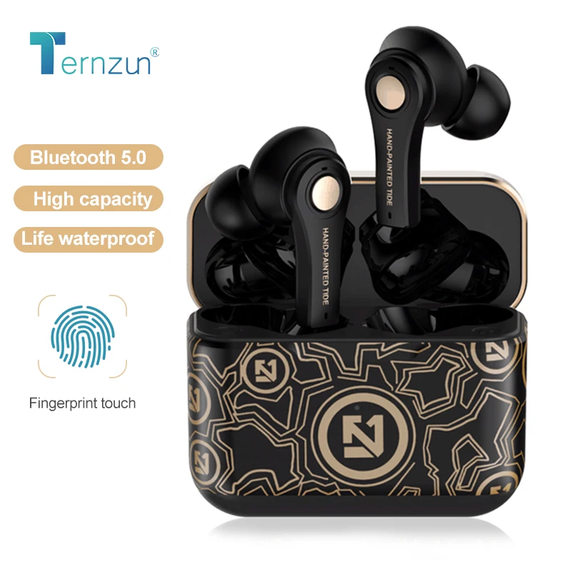 TS100 Bluetooth 5 0 TWS беспроводные наушники модные красочные спортивные Hi Fi