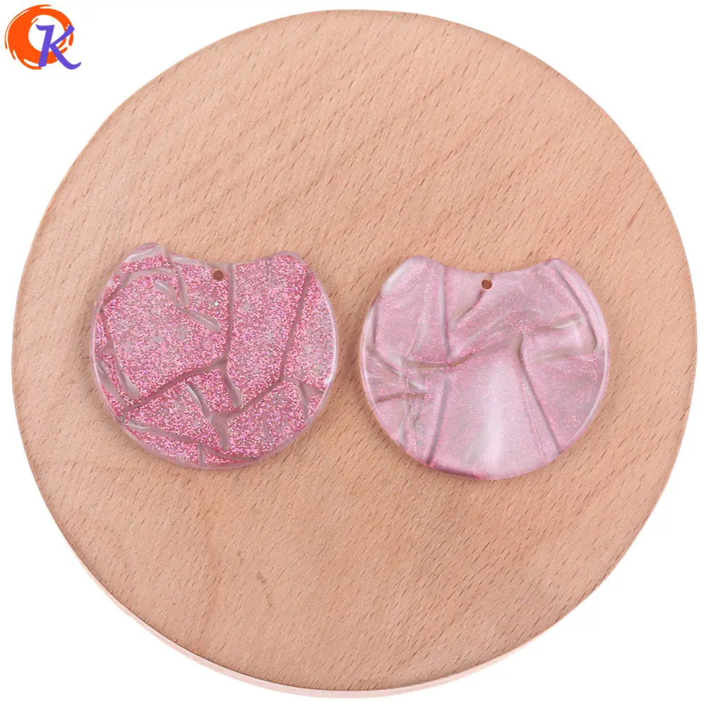 

Cordial Design 50Pcs 32*36mm Jewelry Accessories/DIY Earrings Making/Acetic Acid/Round Shape/Hand Made/Earring Findings