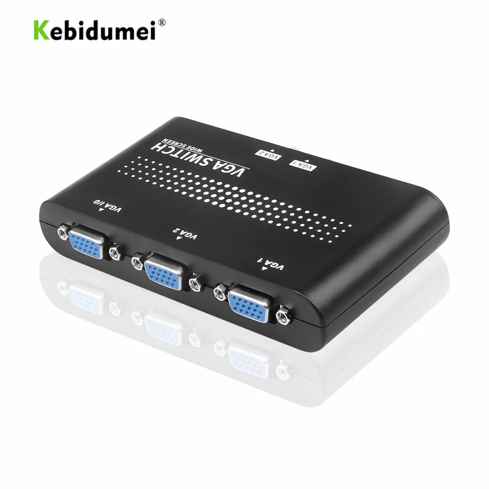 Kebidumei 2 в 1 выход VGA/SVGA ручной переключатель оригинальный для ЖК-ПК оптовая продажа