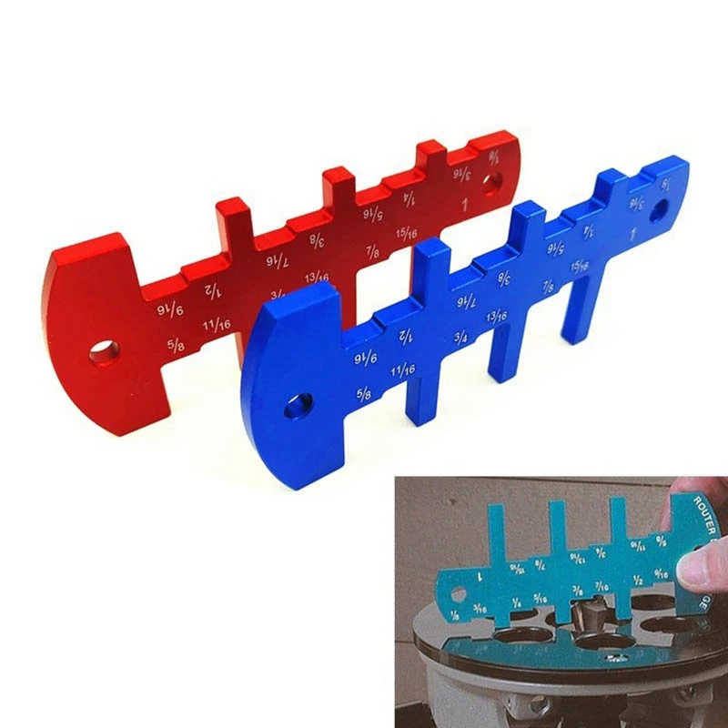 

Cutter Head Height Ruler Measuring Gauge Tool for Table Saw Milling Machine Flip-Chip Engraving Woodworking