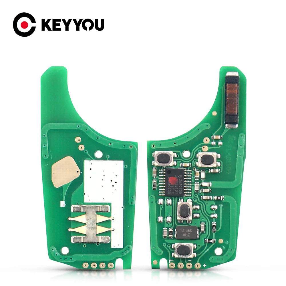 

KEYYOU 2/3/4/5 Buttons For Chevrolet Malibu Cruze Aveo Spark Sail Opel Vauxhall 315/433MHz Remote Key Circuit Board Electronic