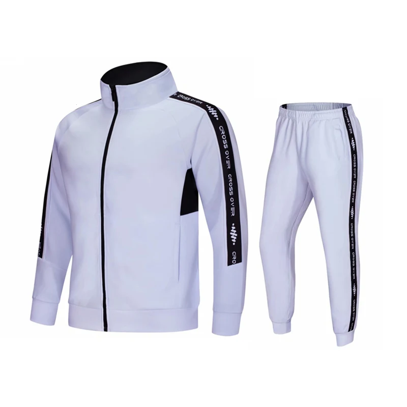 Новый осенне зимний костюм для мужчин и женщин куртка на молнии штаны