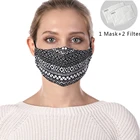 Клетчатая многоразовая маска для рта моющаяся маска для лица в британском стиле с фильтром Регулируемая хлопковая Ветрозащитная маска от гриппа