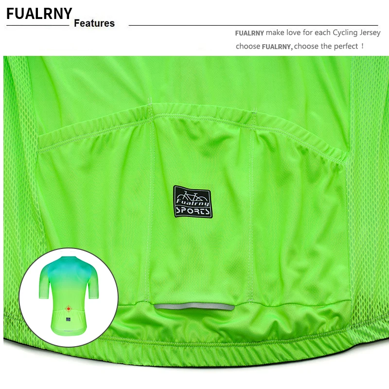 

Fualrny Summer Cycling Jersey Short Sleeve Breathable Maillot Ropa Ciclismo Bicycle Sportswear Mountain Bike Cycling Clothing