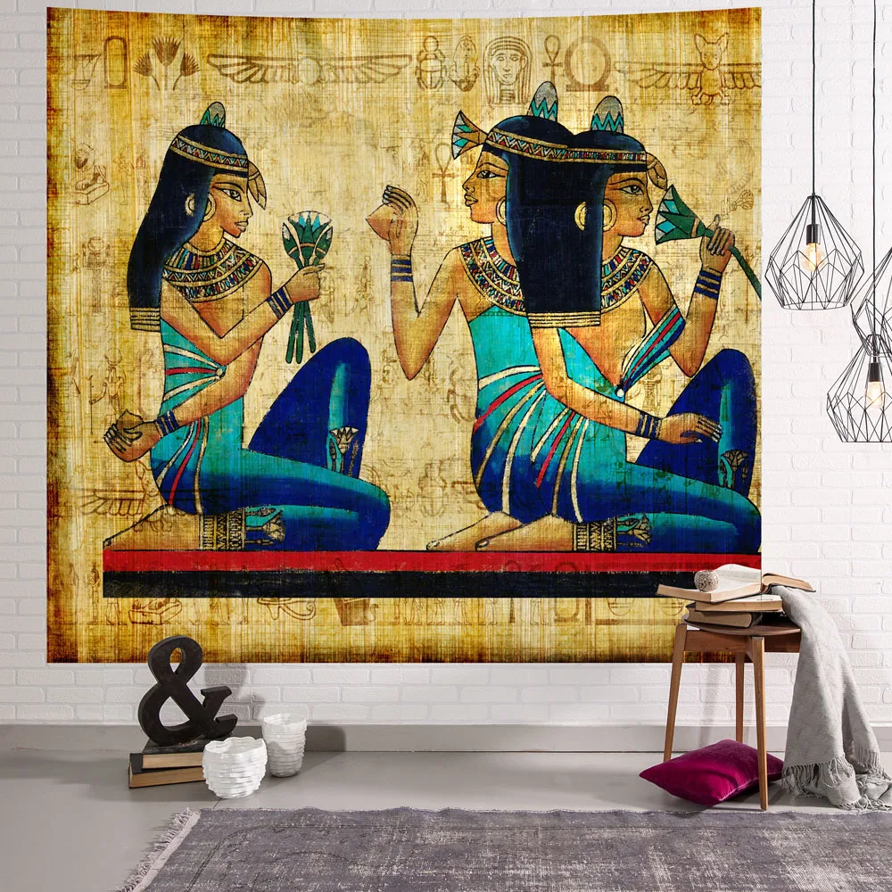 

New Egypt Mandala Tapestry Ocean Wall Hanging Bohemian Bedspread Throw Dorm Decor